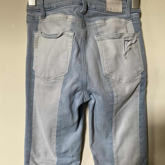 PAIGE Stripe Straight Fit Jeans (Size: 25) - Picture 7 of 12